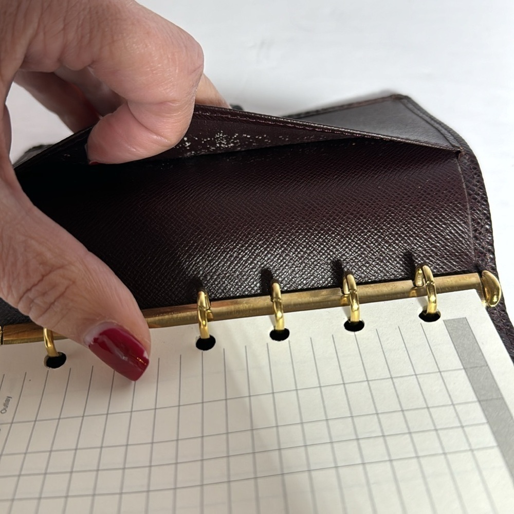 Authentic Louis Vuitton agenda in brown leather - project piece - Picture 9 of 12